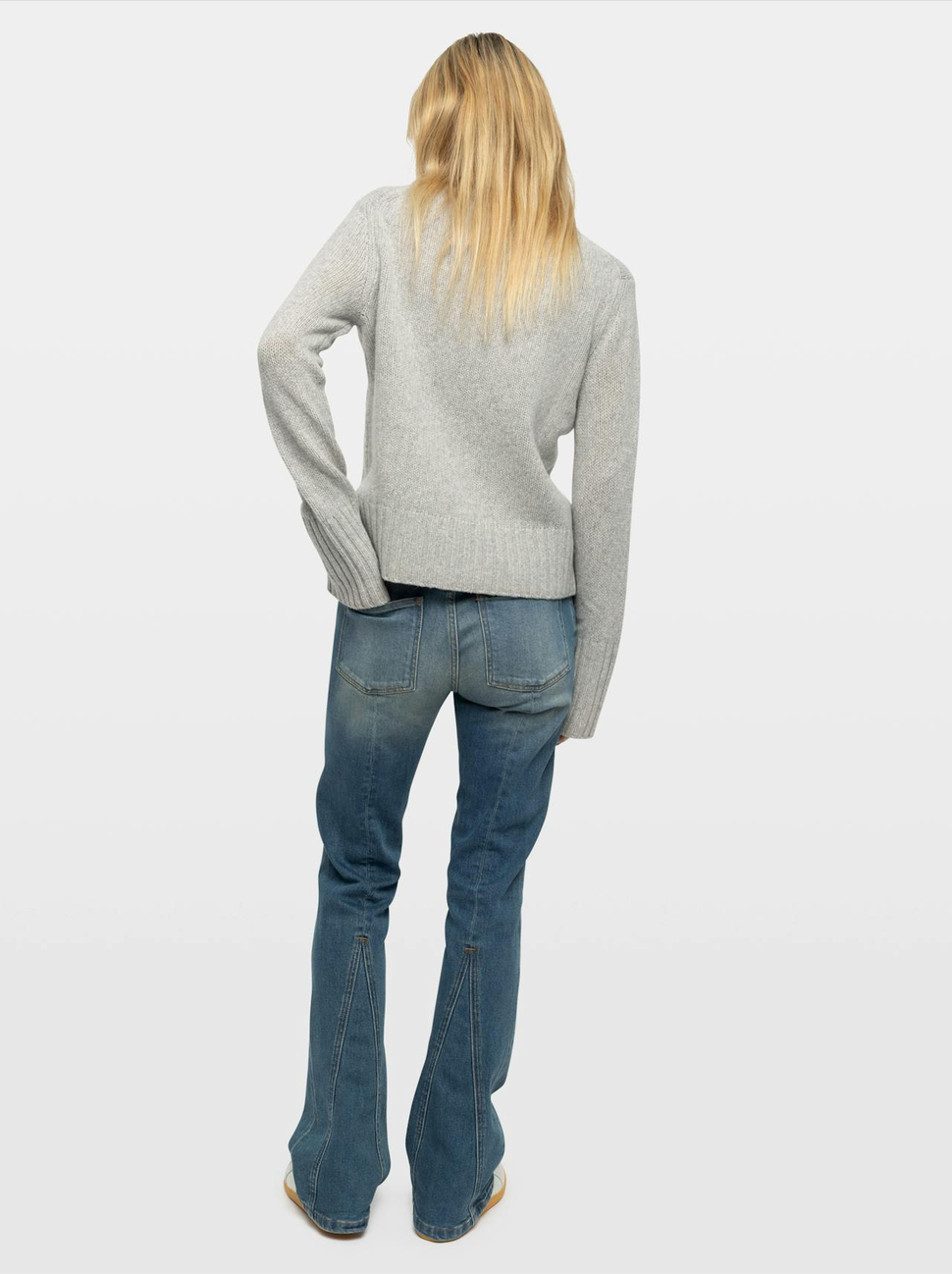 Zadig & Voltaire Nalma We Amour Paris Sweater Gris Chine Clai