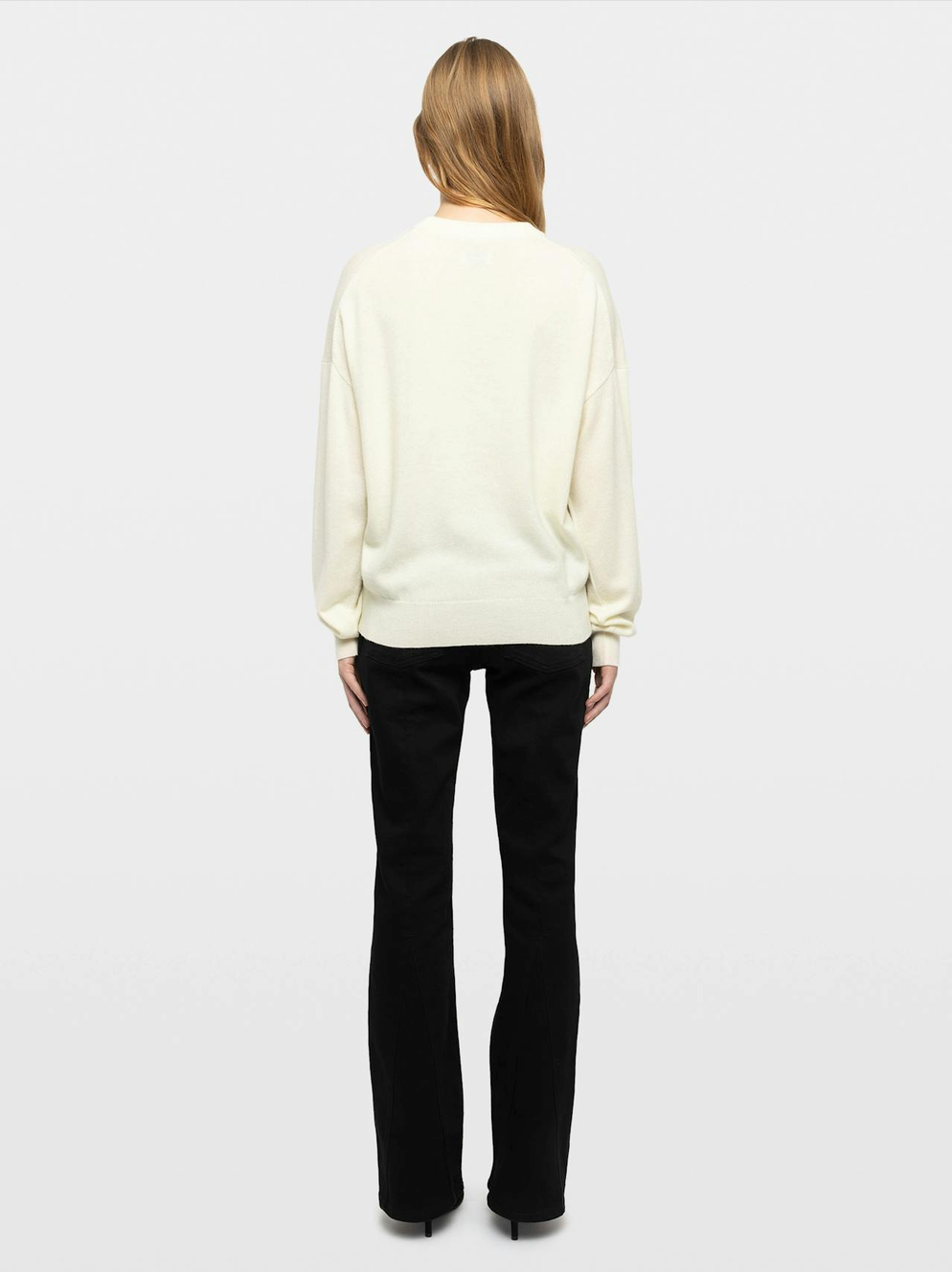 Zadig & Voltaire Soulo Heart Sweater Ecru