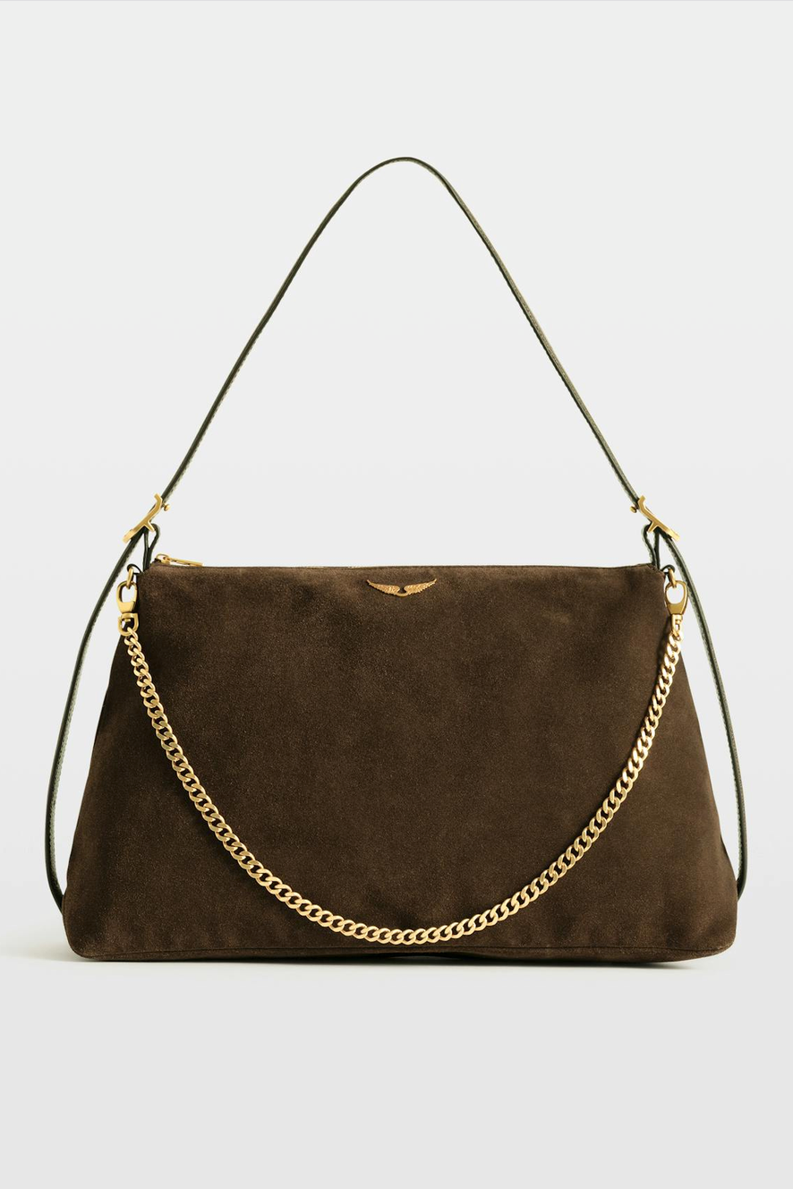 Zadig & Voltaire Jim Suede Bag Wood
