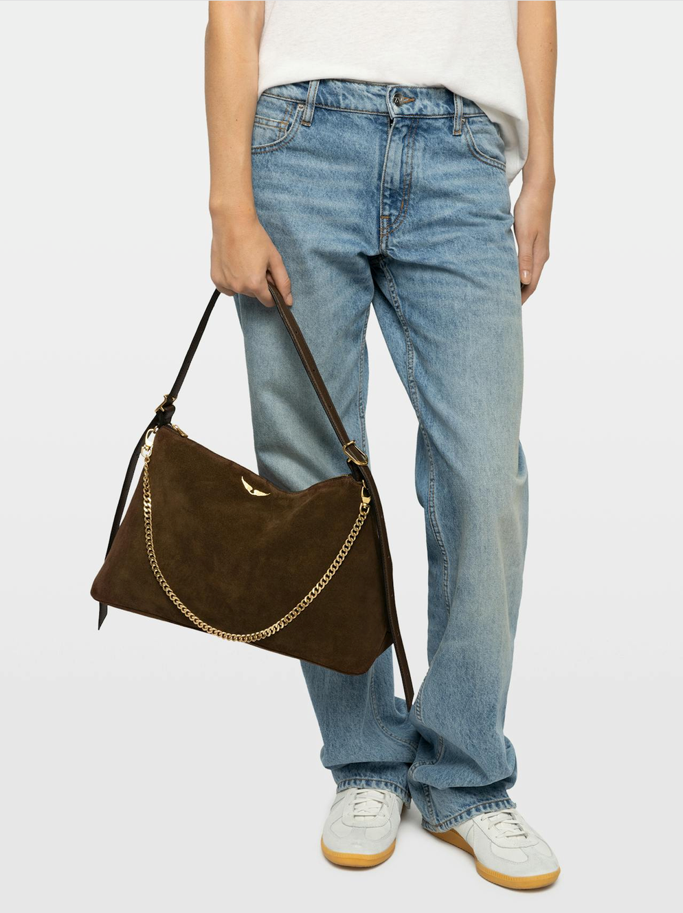 Zadig & Voltaire Jim Suede Bag Wood