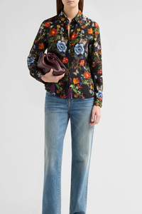 Alice + Olivia Willa Polkadot Top Moonlit Manor