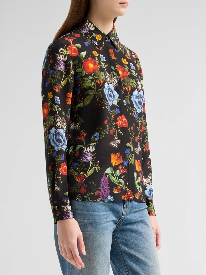 Alice + Olivia Willa Polkadot Top Moonlit Manor