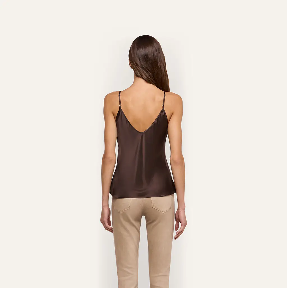 L’Agence Lexi Camisole Dark Espresso