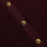 L’Agence Melania Pointle Knit Skirt Deep Port/Gold