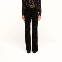 L’Agence 2994KER-BLBU Frances Bootcut Trouser Black Butterfly