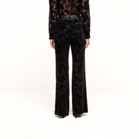 L’Agence 2994KER-BLBU Frances Bootcut Trouser Black Butterfly