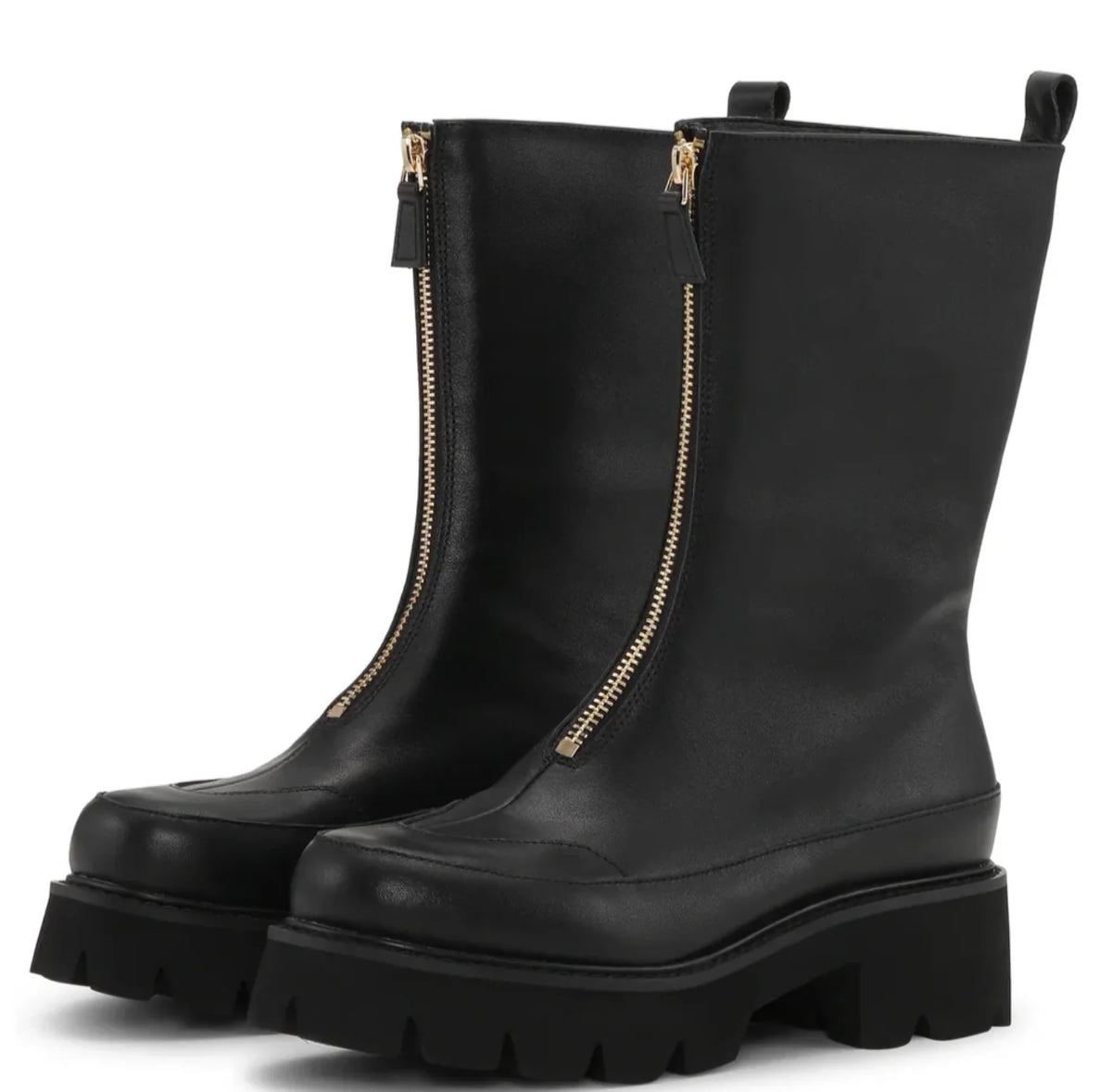 Ilse Jacobsen Miley Mid Calf Chelsea Boot -  Black