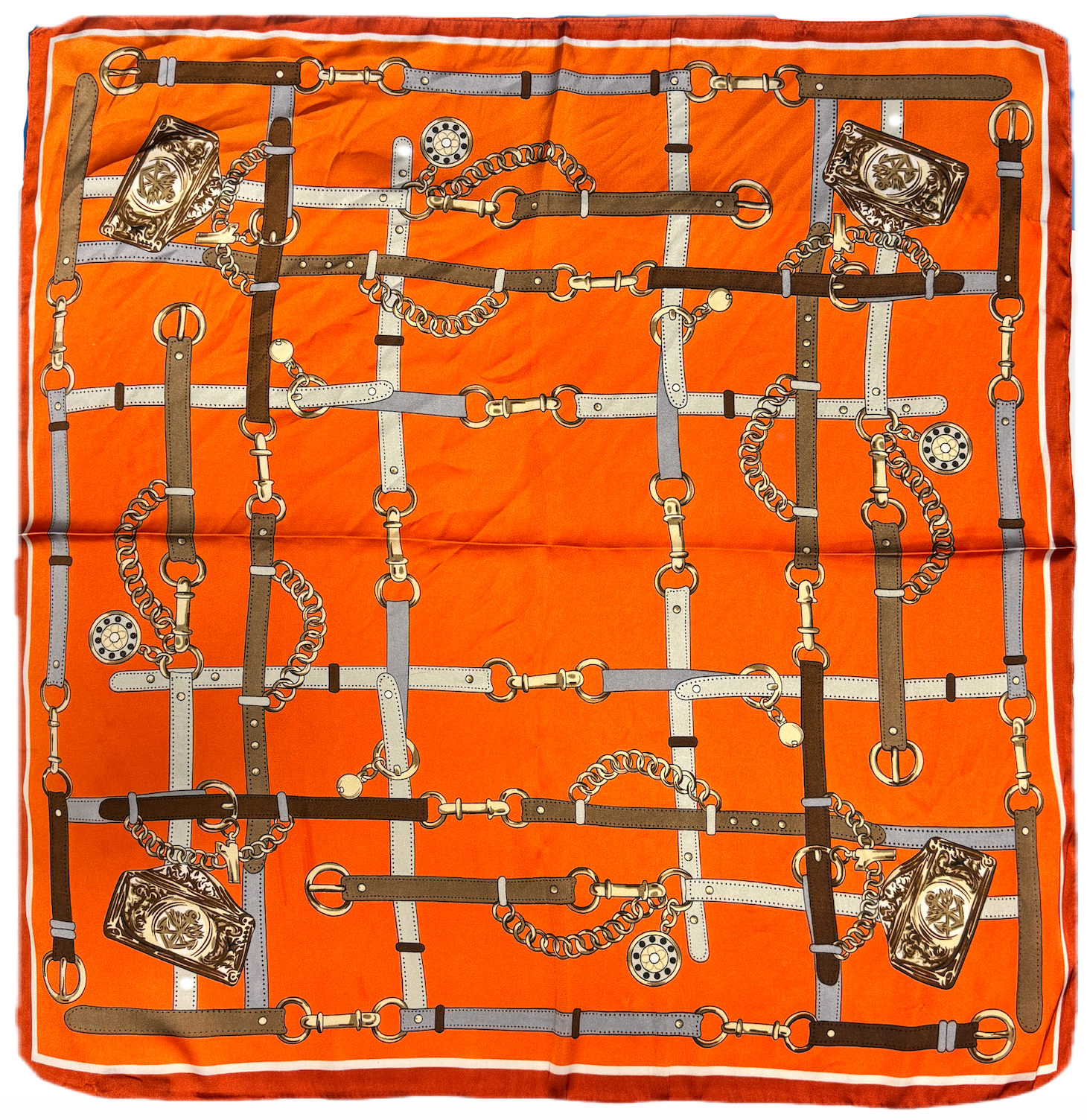 Equestrian Charm Silk Scarf