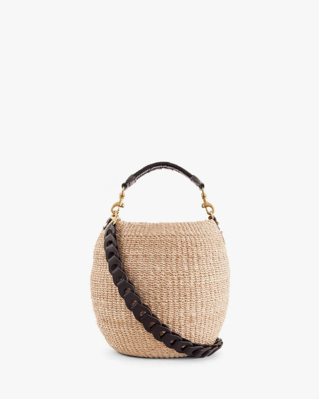 Clare V Shoulder Link Strap Veg Black