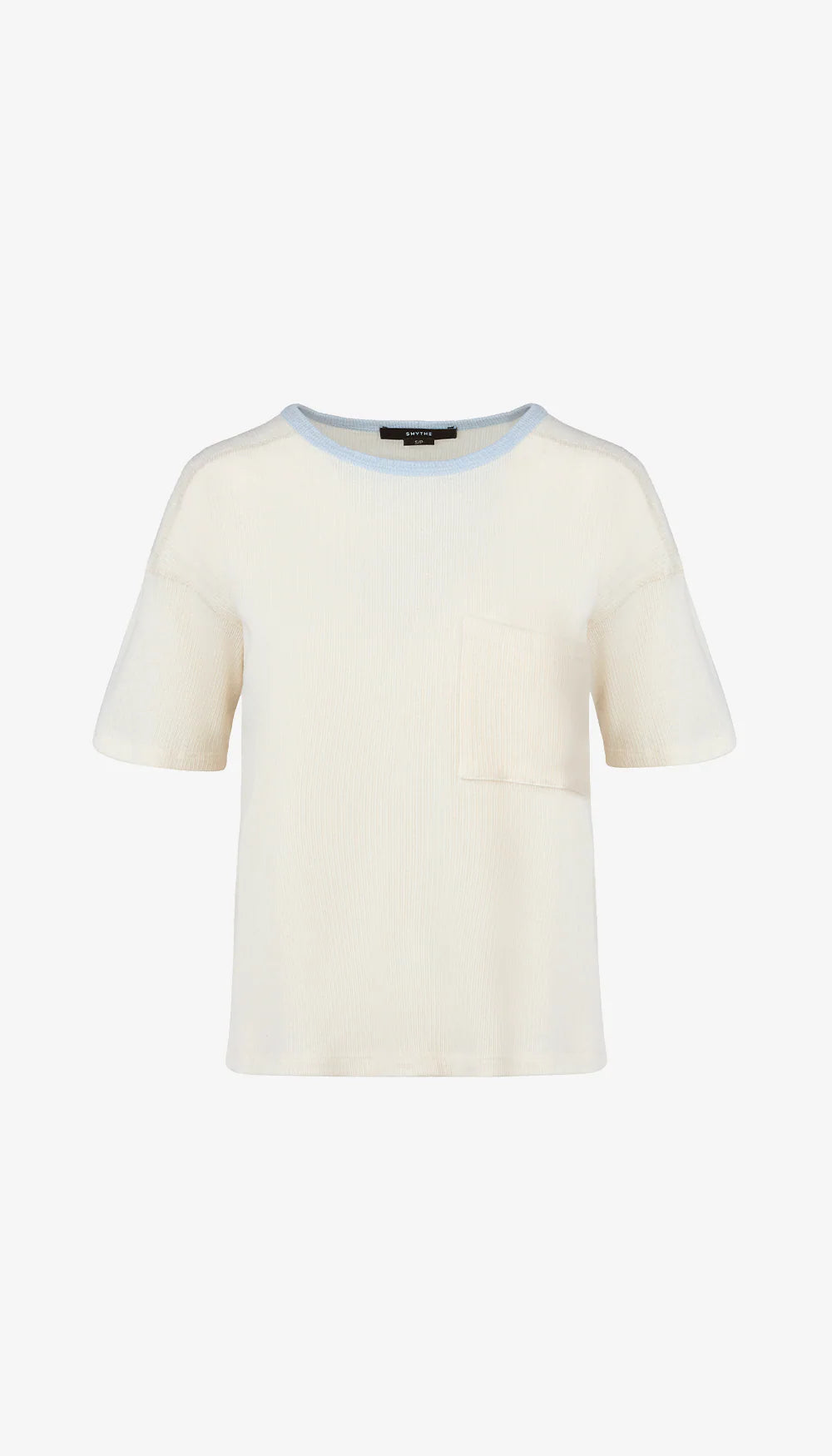 Smythe Colorblock Pocket Tee Cream