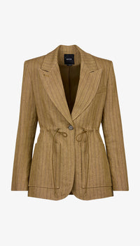 Blazer à Cordon Smythe Marron