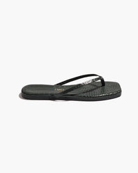 Tkees Square Toe Lily Sandals Emerald Croc