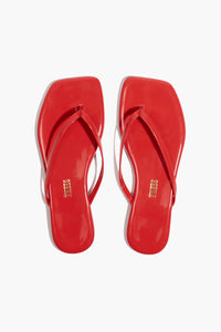 Tkees Square Toe Lily Red Gloss