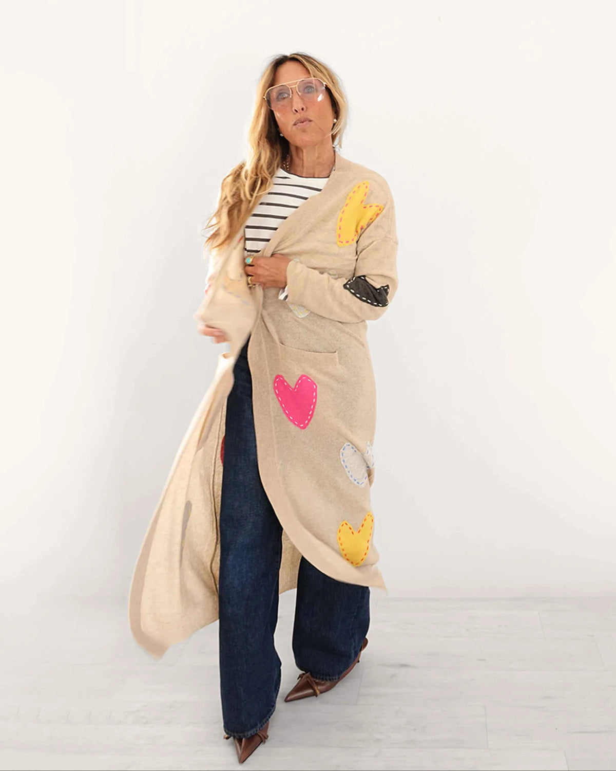 Kerri Rosenthal Super Duper Zero Waste Duster Camel-Multi