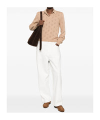 Twinset Polo boutonné en maille pointelle
