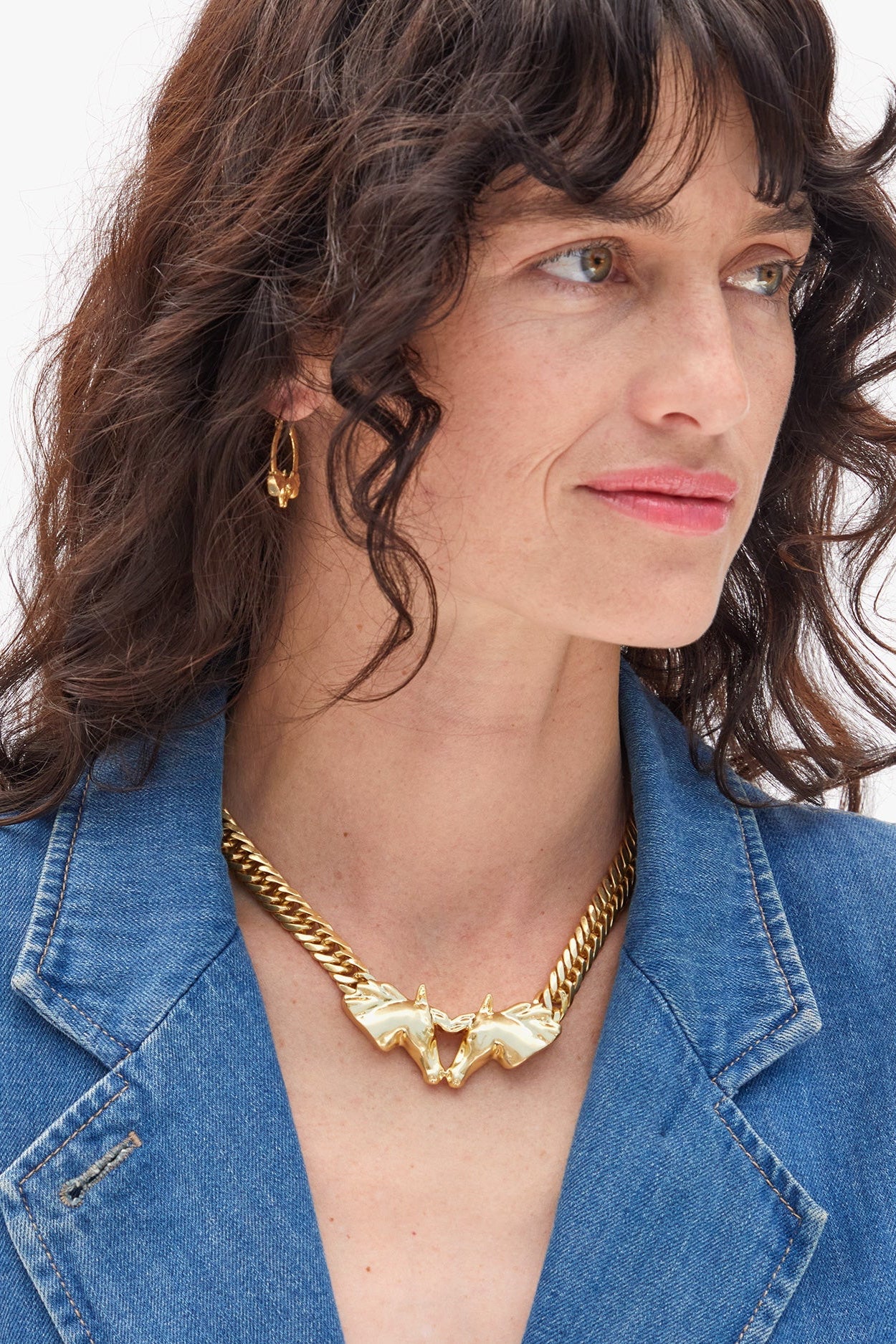 Clare V Le Cheval Necklace