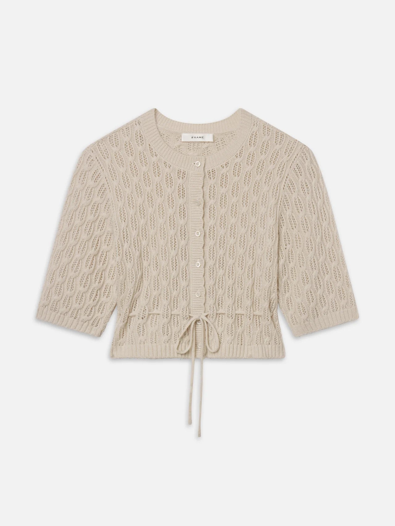 Frame Le Cardigan Clover Avoine Chiné