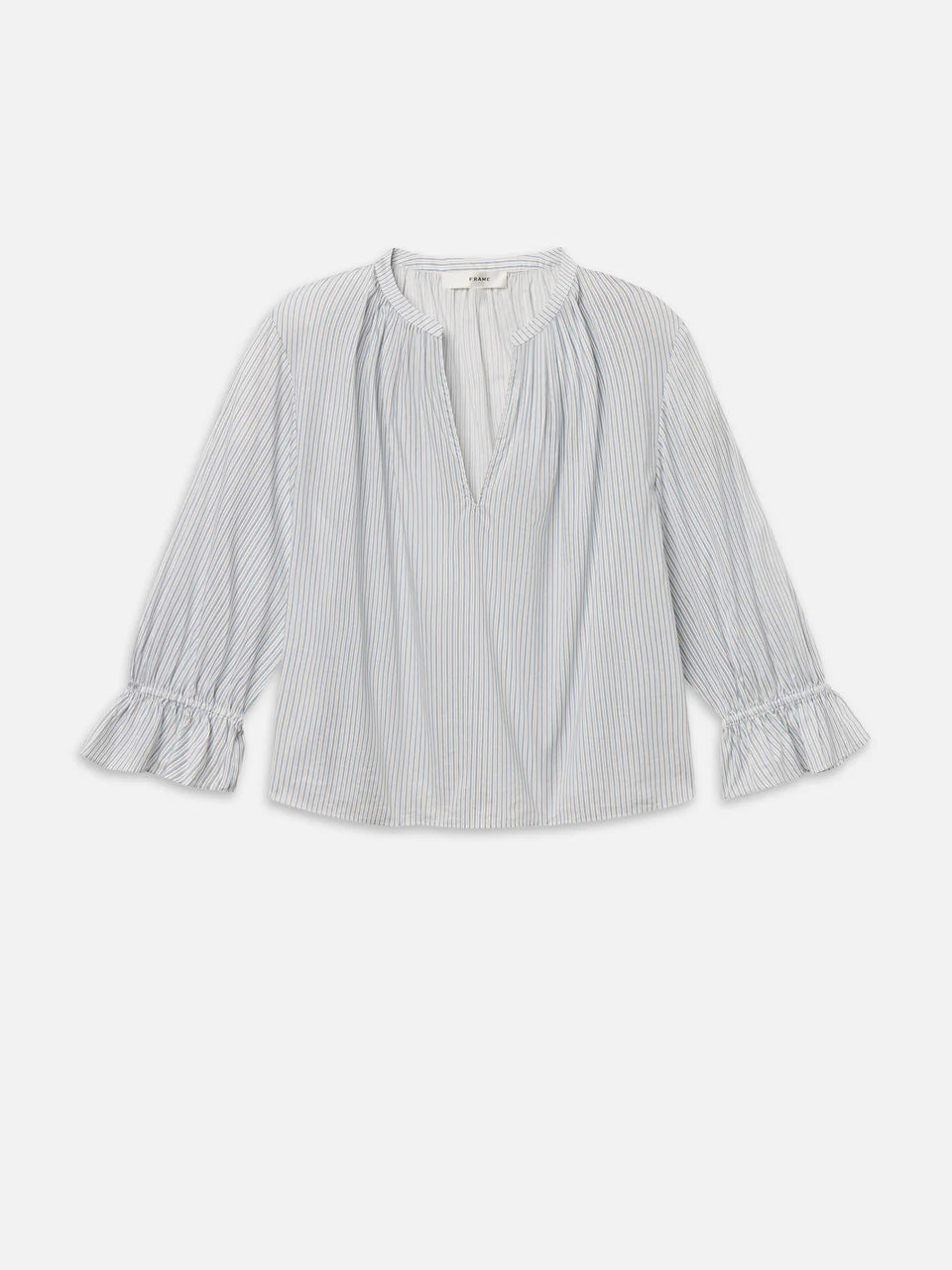 Frame The Poet Blouse Ocean Blue Multi