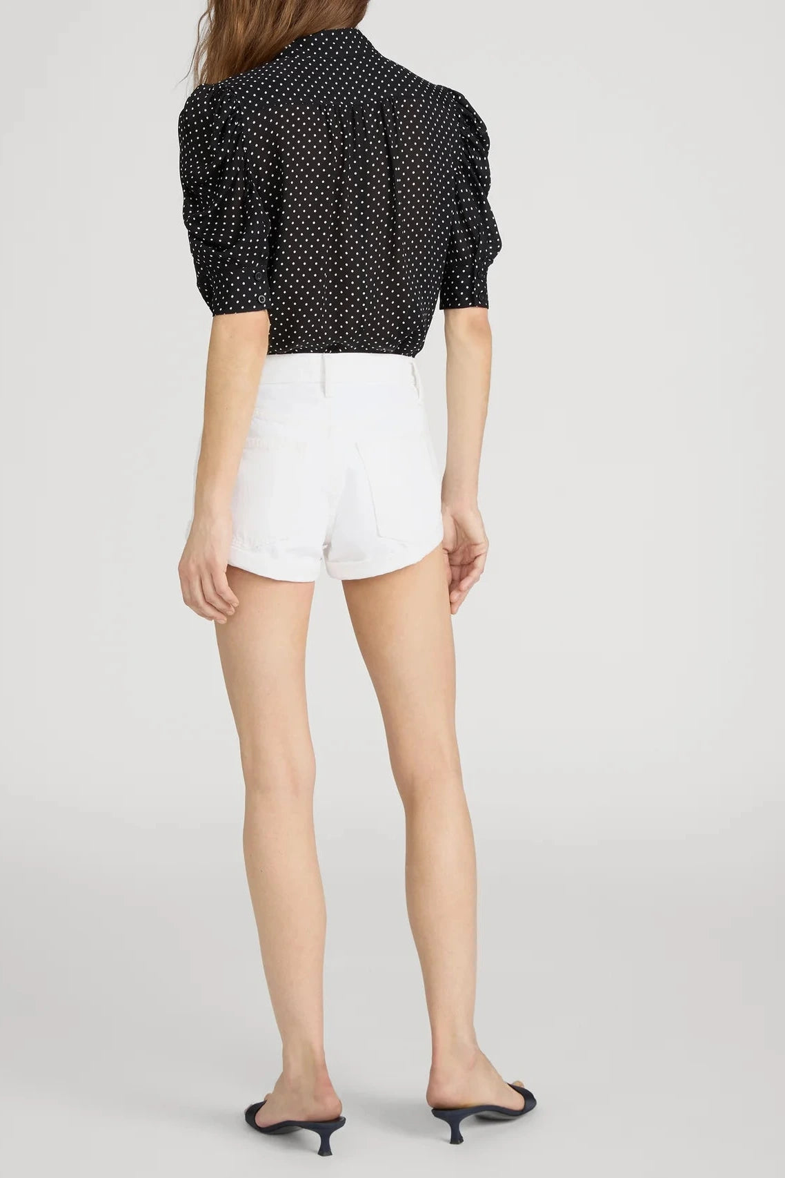 Frame The Gillian Top Black Multi