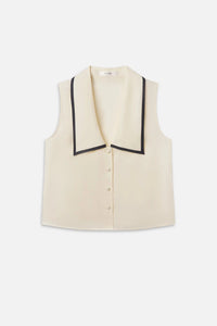 Frame The Cabana Top Cream Multi