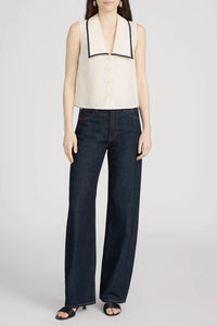 Frame The Cabana Top Cream Multi