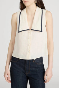 Frame The Cabana Top Cream Multi