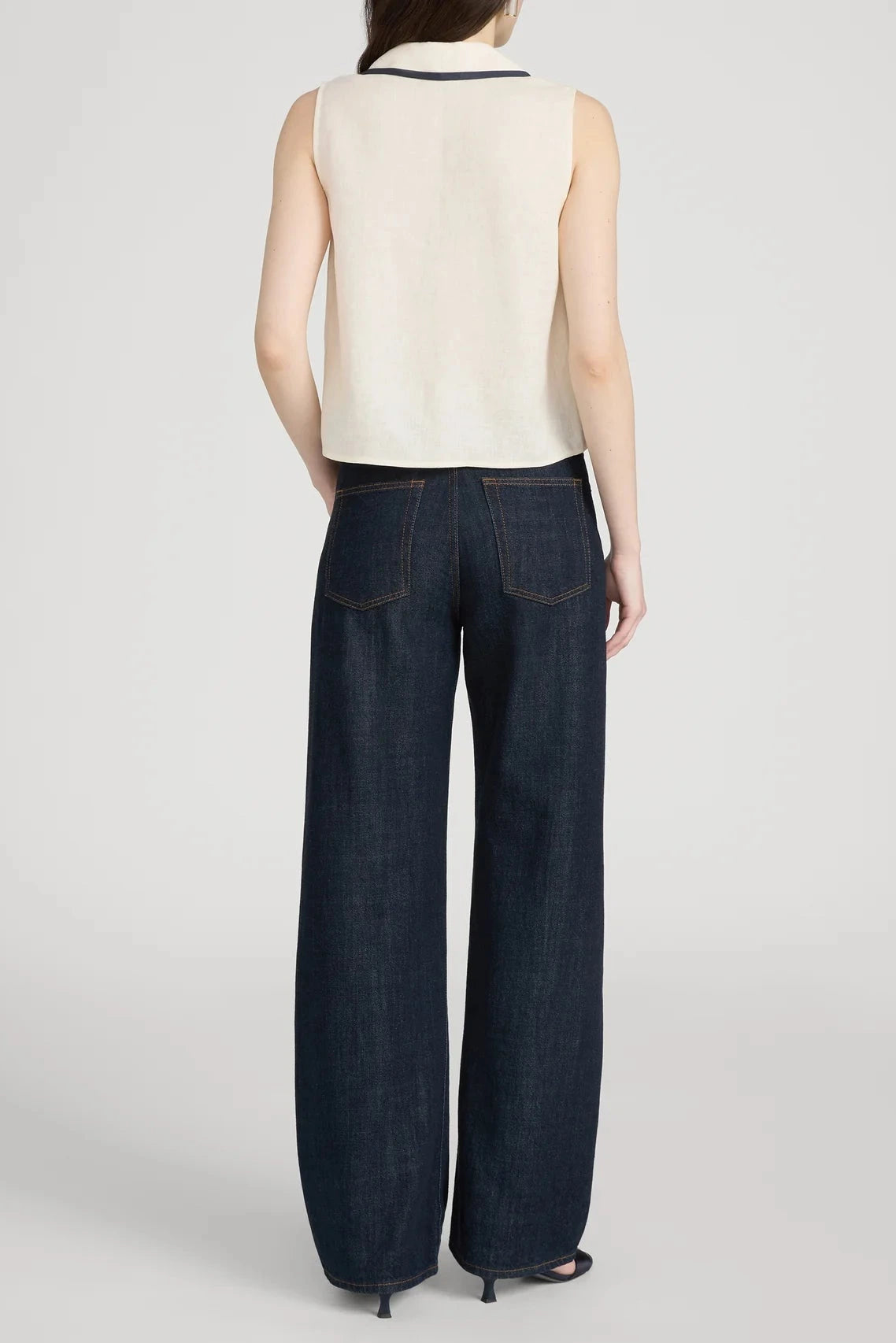 Frame The Cabana Top Cream Multi