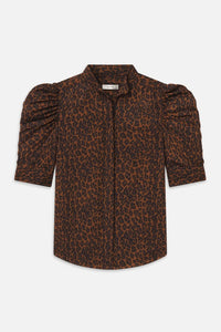 Frame The Gillian Blouse - Light Leopard Multi