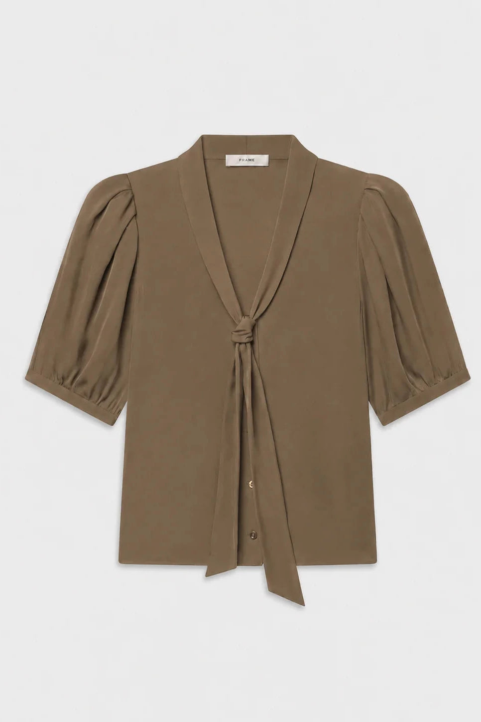 Frame The Sonnet Blouse - Moss
