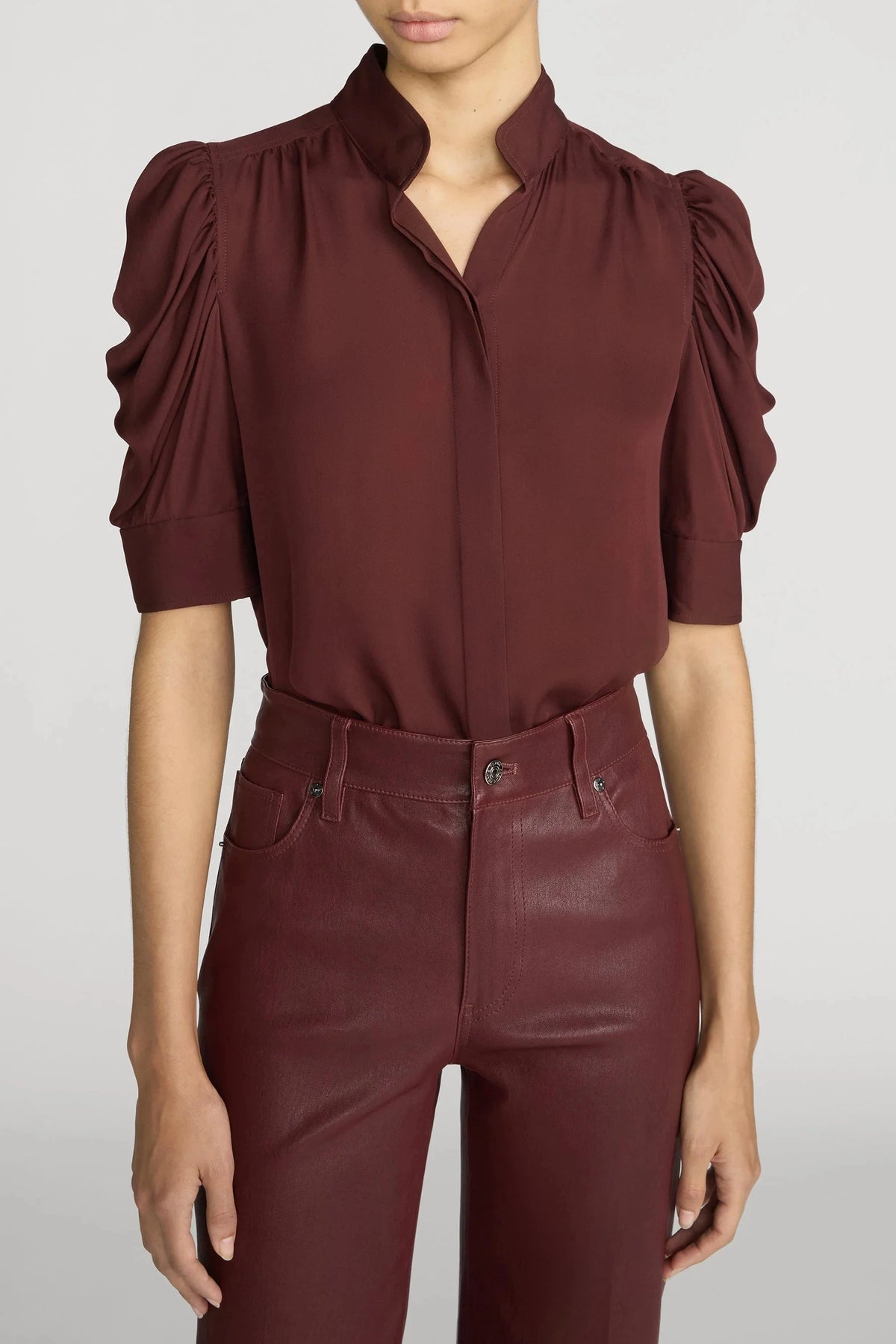 Frame The Gillian Top Currant