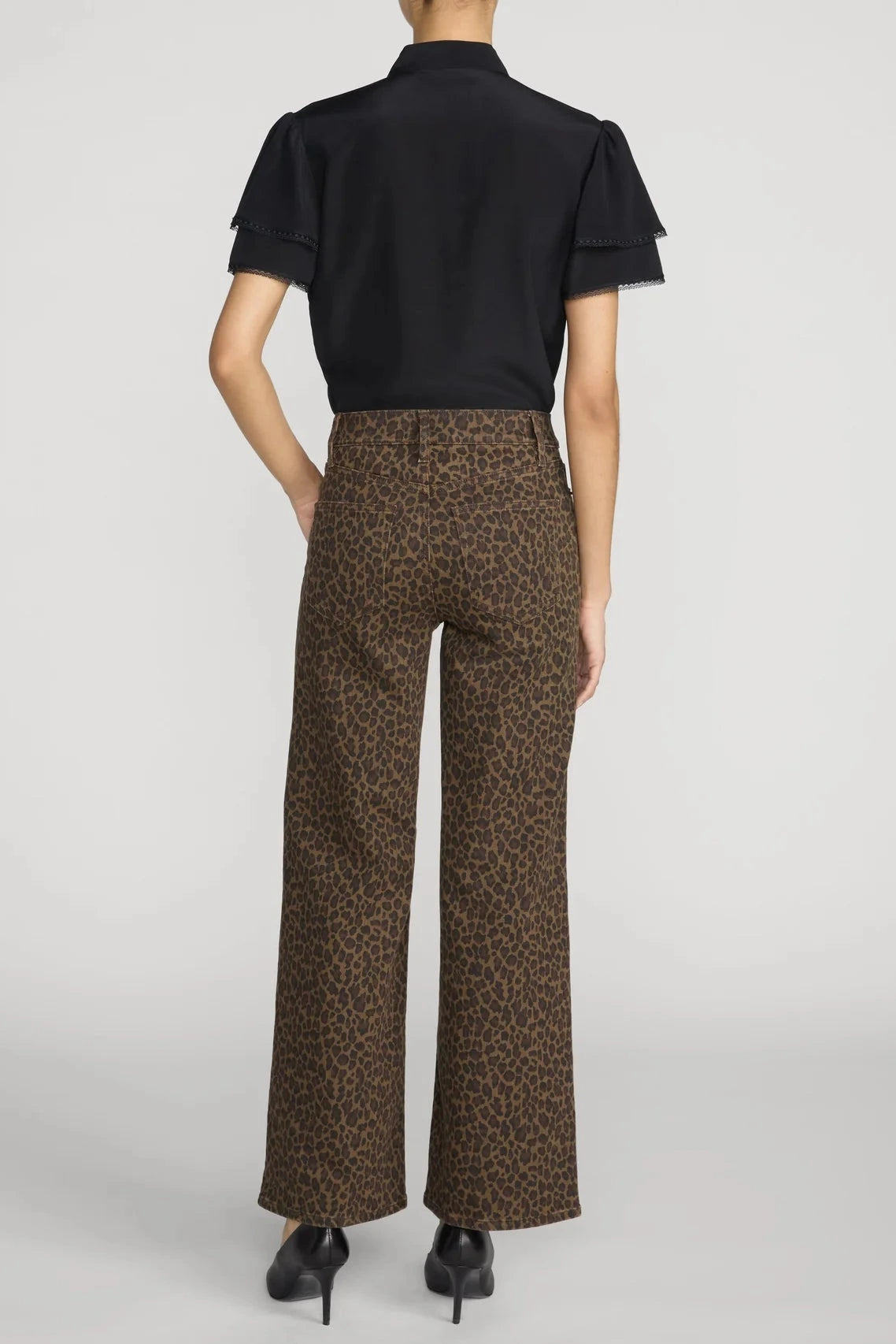 Frame The Silk Arcadia Top - Black