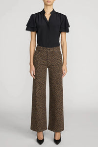 Frame The Silk Arcadia Top - Black