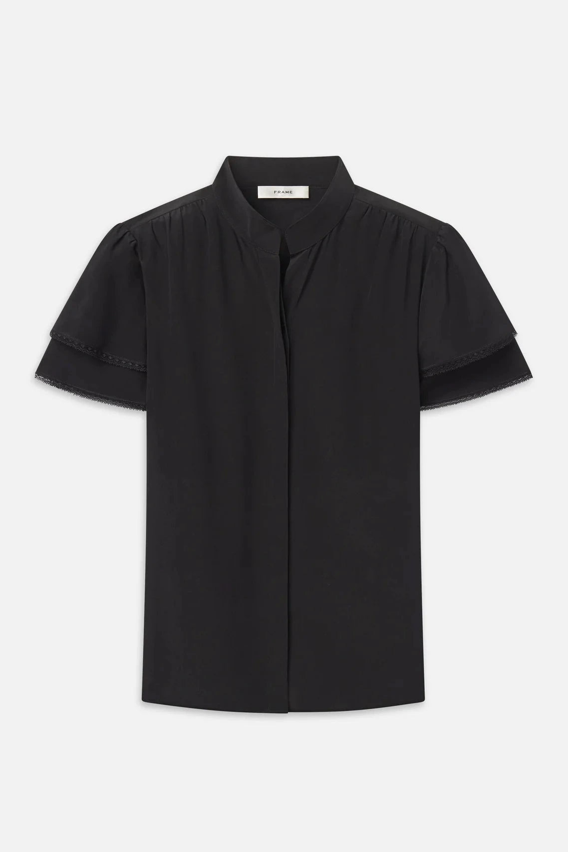 Frame The Silk Arcadia Top - Black