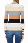 Liu Jo Patterned Long Sleeve Polo-Sweater