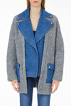 Liu Jo Denim Wool Coat