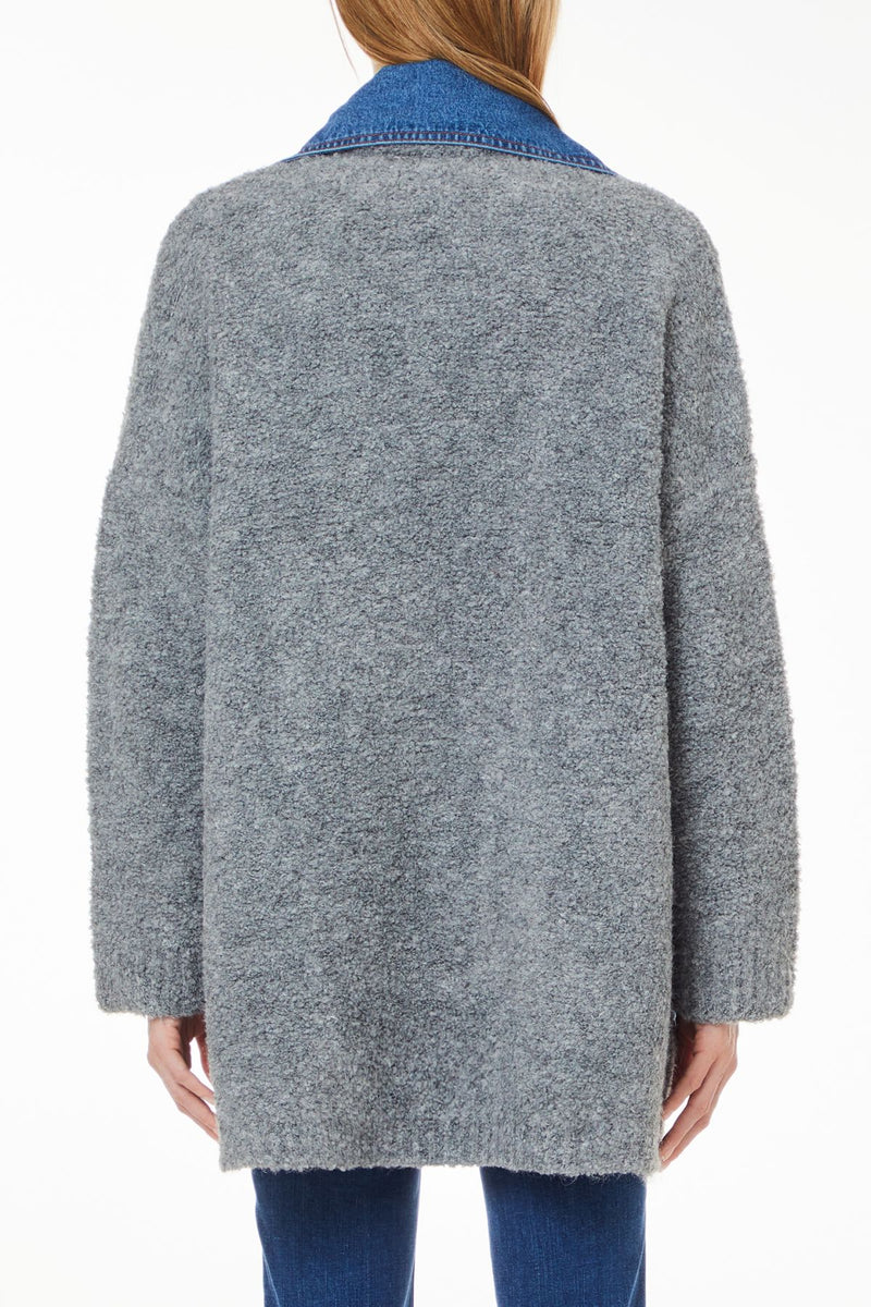 Liu Jo Denim Wool Coat