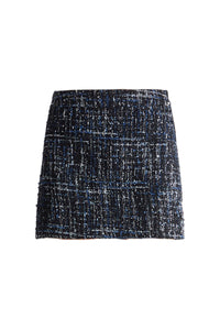 Liu Jo Sequin Embellished Plaid Mini Skirt