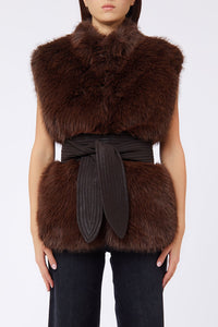 Liu Jo Vest - Brown Umber