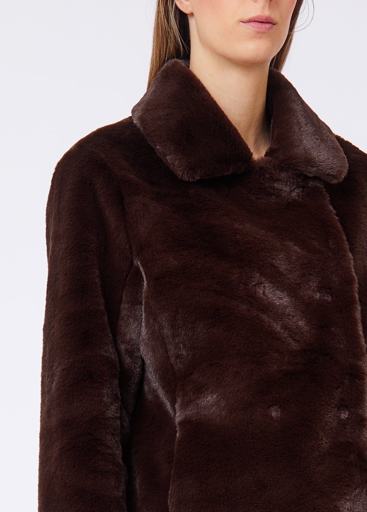 Liu Jo WF6405-E1170K-L9338 veste en fourrure taupe