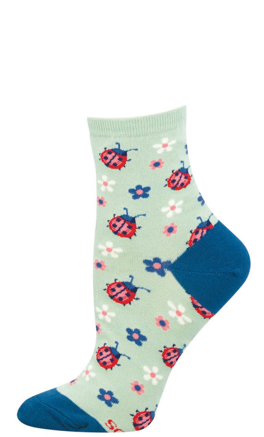 Socksmith LUCK BE MY LADY GREEN
