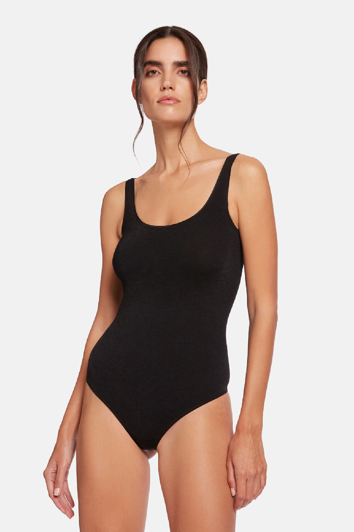 Wolford Buenos Aires String Bodysuit in Black
