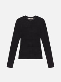 Frame The Mesh Polka Dot Top