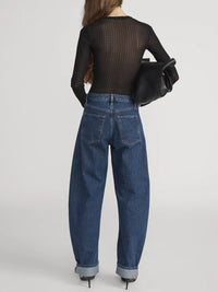 Frame The Mesh Polka Dot Top