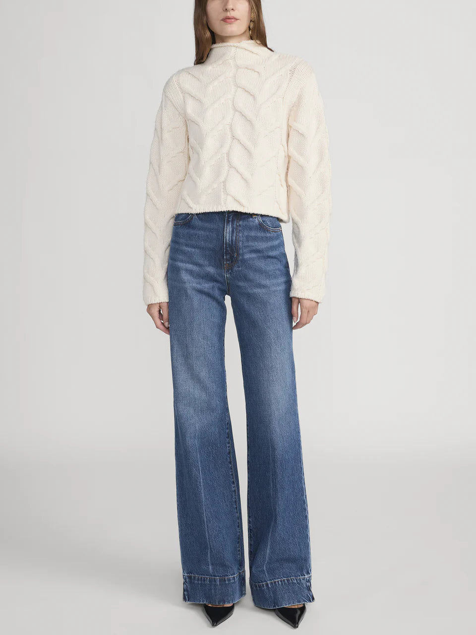 Frame The Easy Pantalon en denim Incline