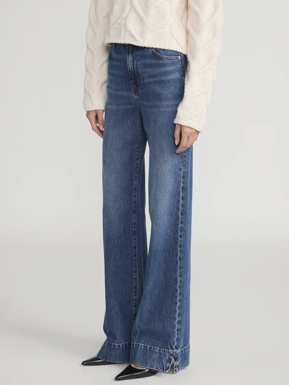 Frame The Easy Pantalon en denim Incline