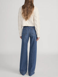 Frame The Easy Pantalon en denim Incline
