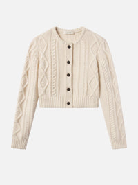 Frame The Cable Knit Cardi
