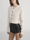 Frame The Cable Knit Cardi