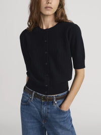 Frame The Chain Pointelle Cardi