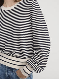 Frame The Striped Knit Sweater